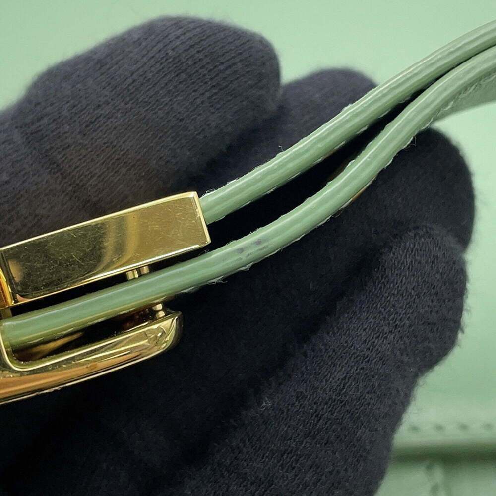 CHRISTIAN DIOR Green Leather Shoulder Bag - Picture 15 of 16